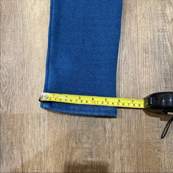 Maternity Fleece Skinny Jeans Blue - Picture 6 of 9